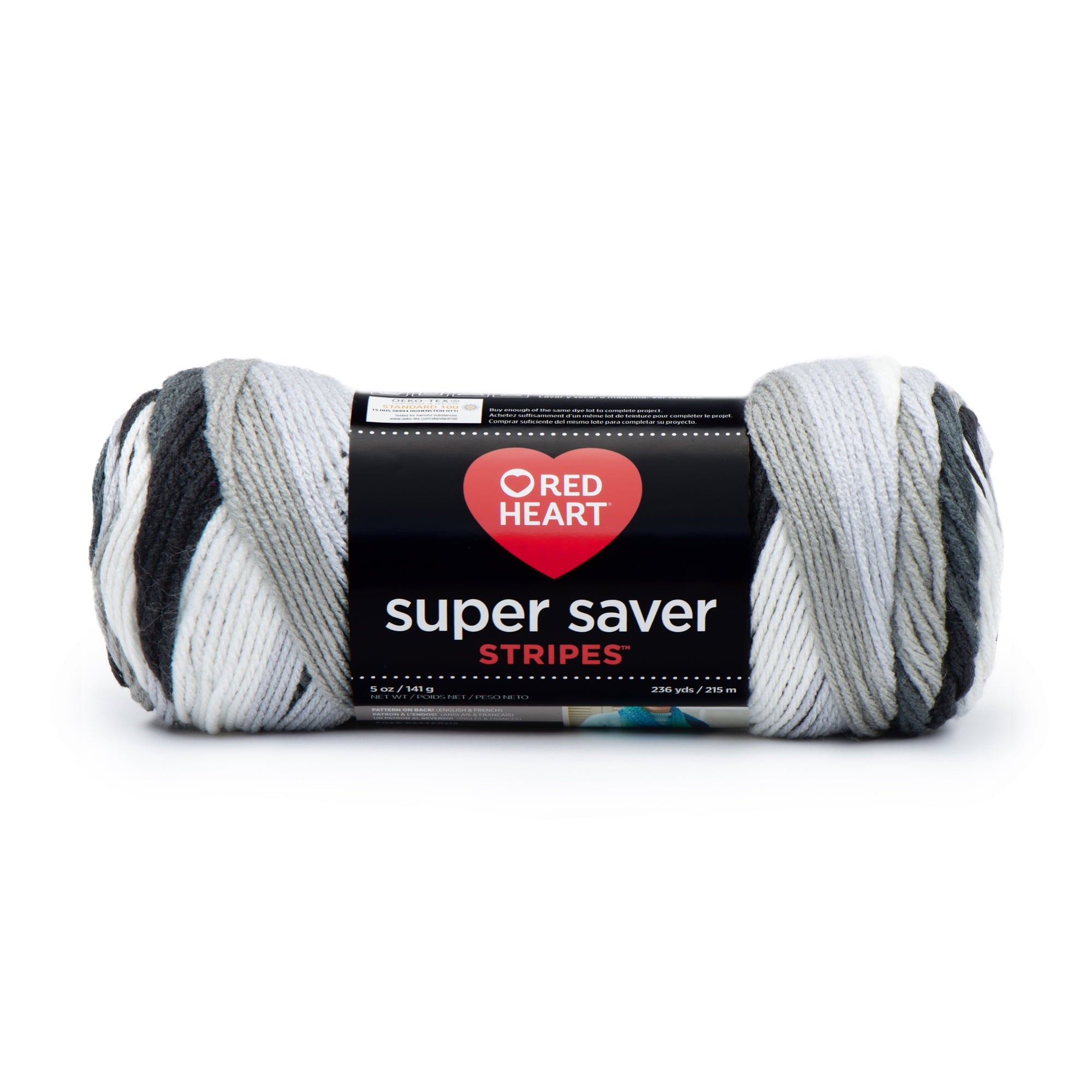 Red Heart® Super Saver® 4 Medium Acrylic Yarn, Bonbon Print 5oz/142g, 236 Yards