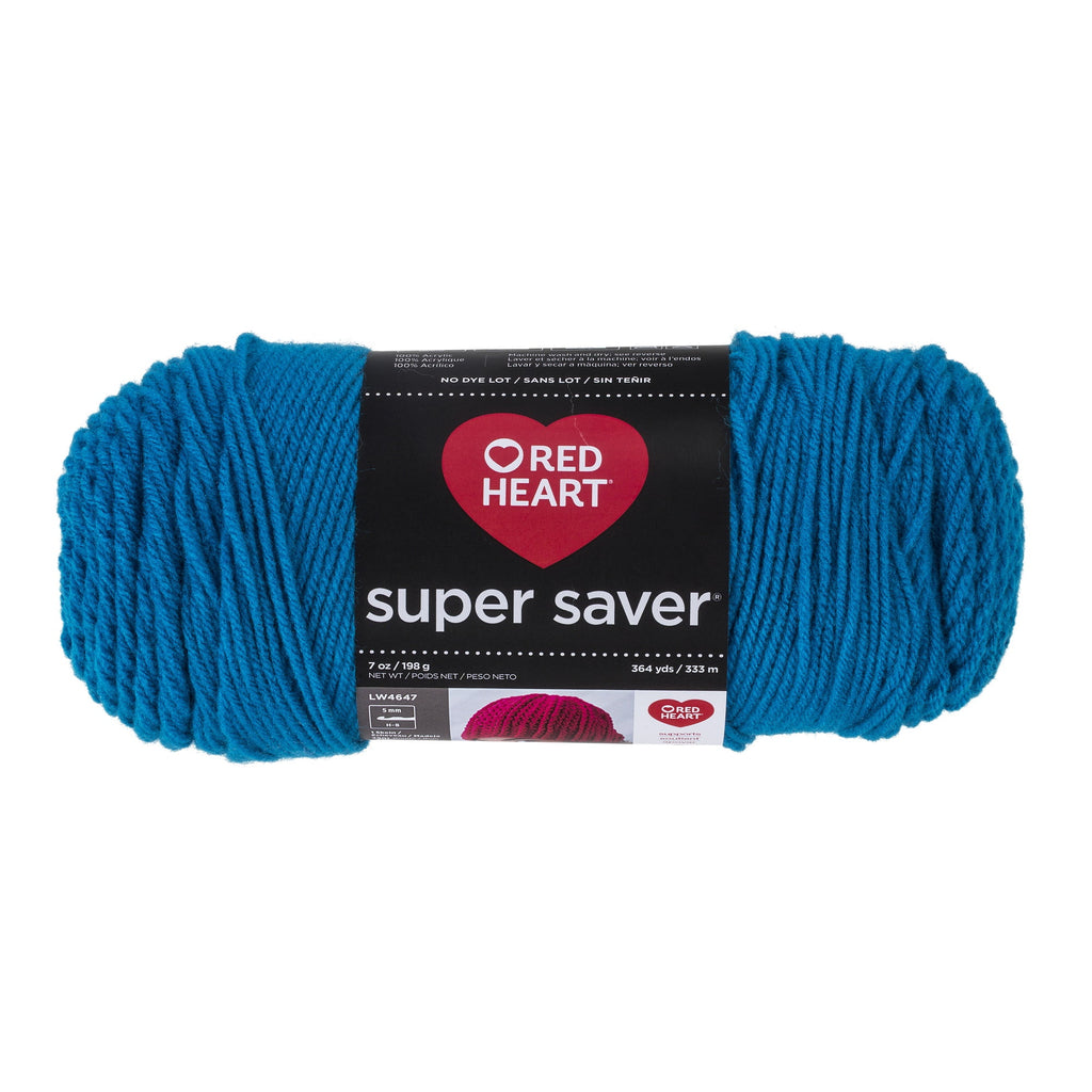 Red Heart® Super Saver™ #4 Worsted Acrylic Yarn, Pool 7oz/198g 364yd