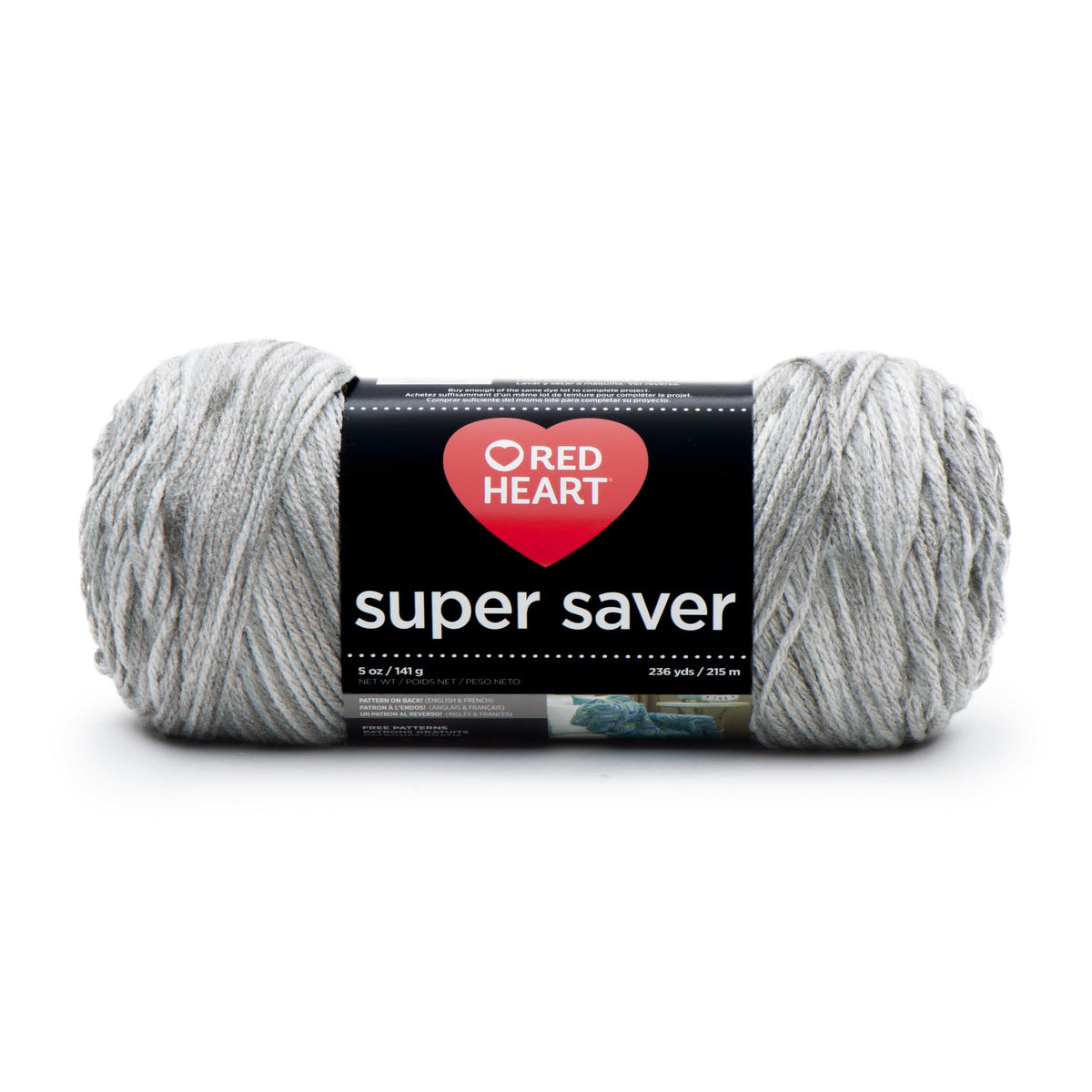 Red Heart® Super Saver® 4 Medium Acrylic Yarn, Bonbon Print 5oz/142g, 236 Yards