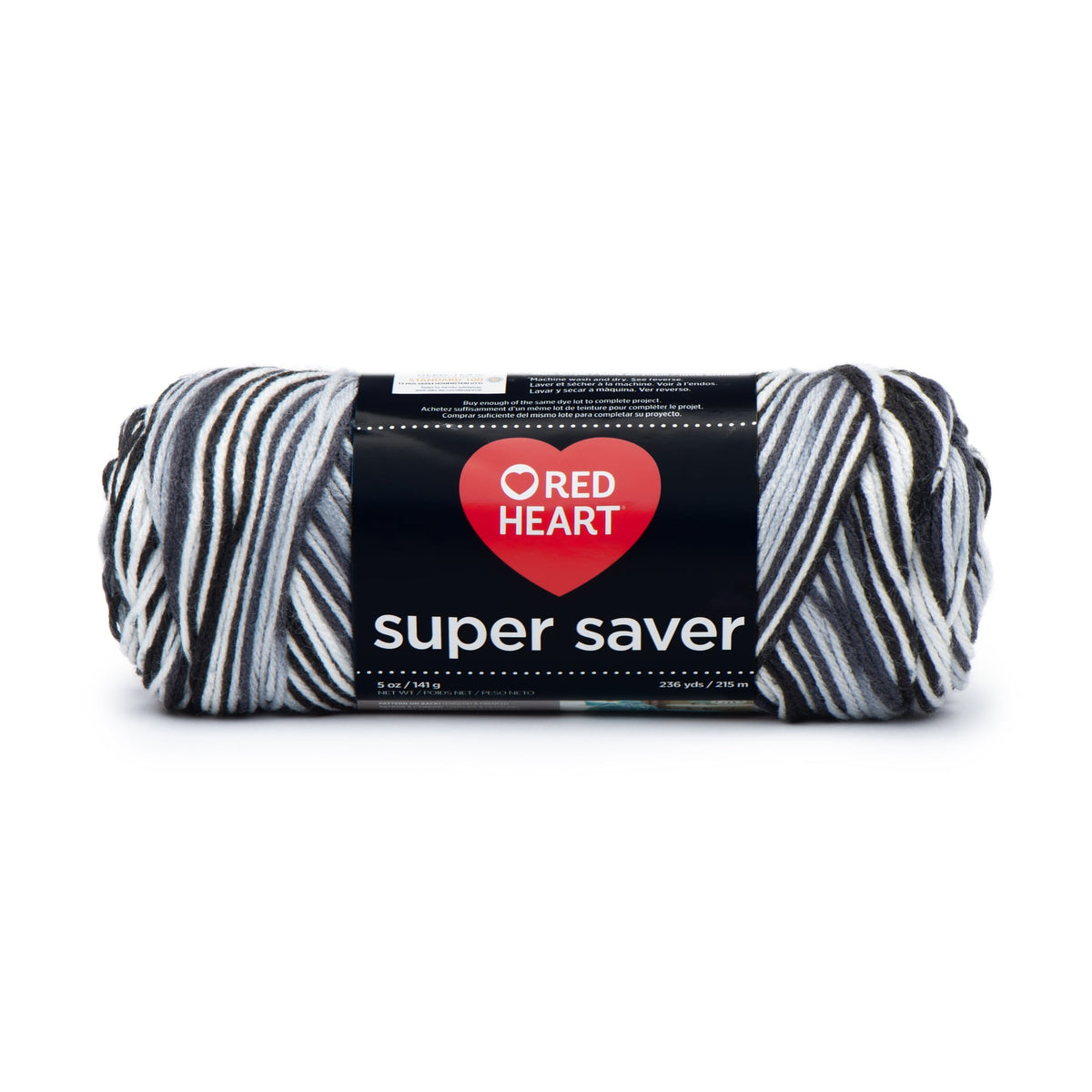 Red Heart® Super Saver® 4 Medium Acrylic Yarn, Bonbon Print 5oz/142g, 236 Yards