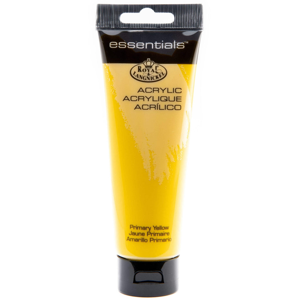Royal & Langnickel Essentials 120ml Primary Yellow Acrylic Artist Paint