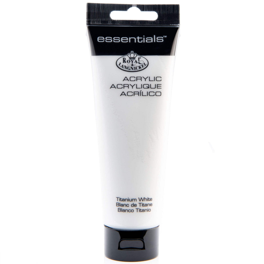 Royal & Langnickel Essentials 120ml Titanium White Acrylic Artist Paint