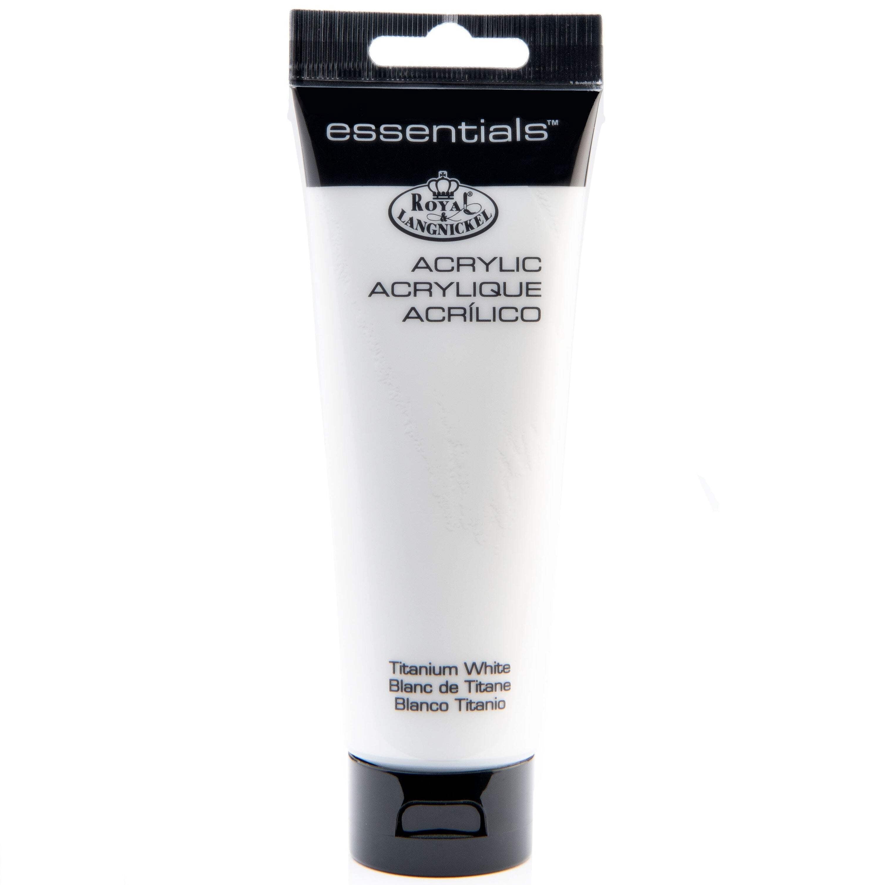 Royal & Langnickel Essentials 120ml Titanium White Acrylic Artist Paint