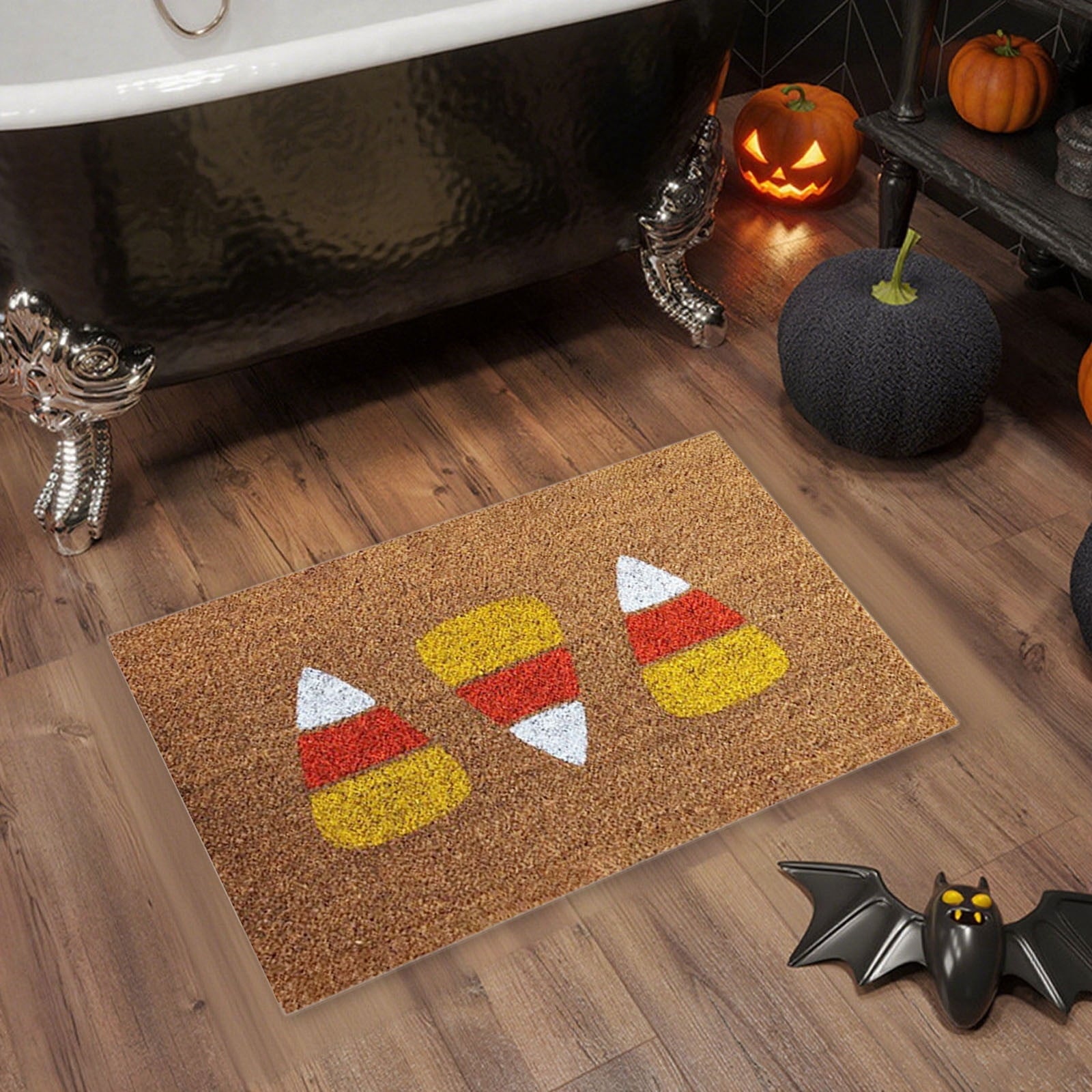 YZEGDCH Bathroom Rugs Yellow Extra Soft Rugs Absorbent Quick Dry Machine Washable