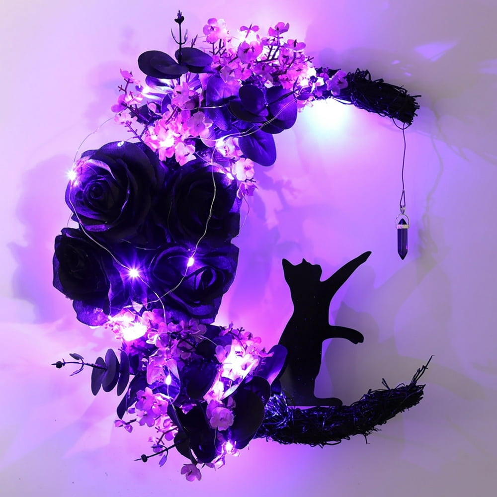 SDOTXA Halloween Wreaths for Front Door Multi Legged Witch Wreath Pendant Festival Party Decoration Props Witch Wreath Hanging Welcome Wreath Sign Halloween Decorations on Clearance