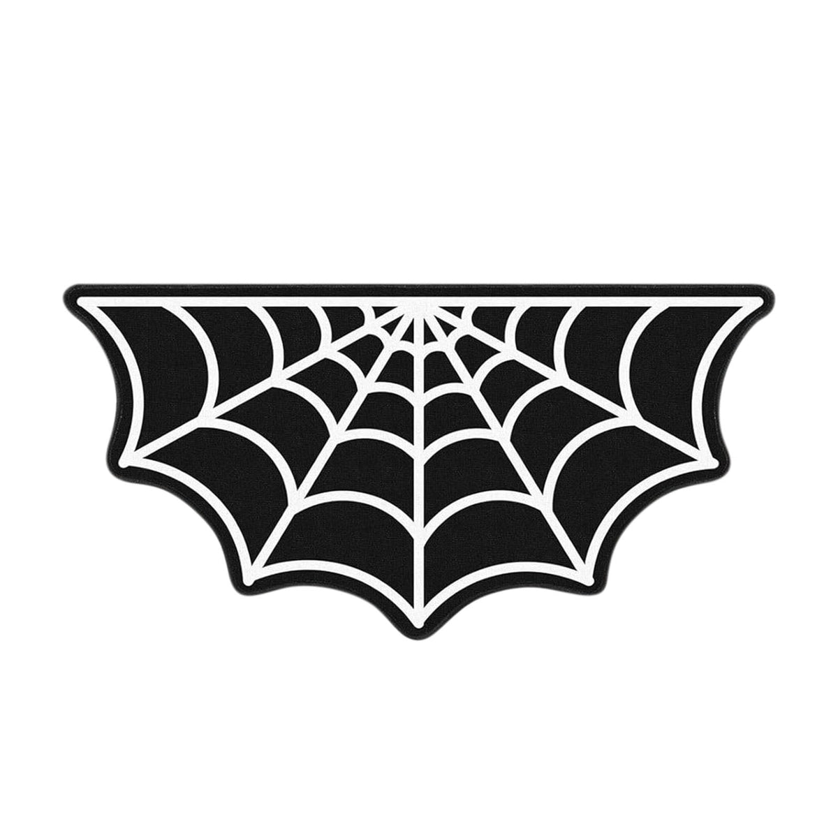 SLYNSHome Halloween Mats,31.5x15.7 Inch Spider Web Bathroom Door Mat Halloween Themed Rugs Avoid Slip Floor Mat Non-slip Pad for Front Door Hallowmas Home Decoration Supplies