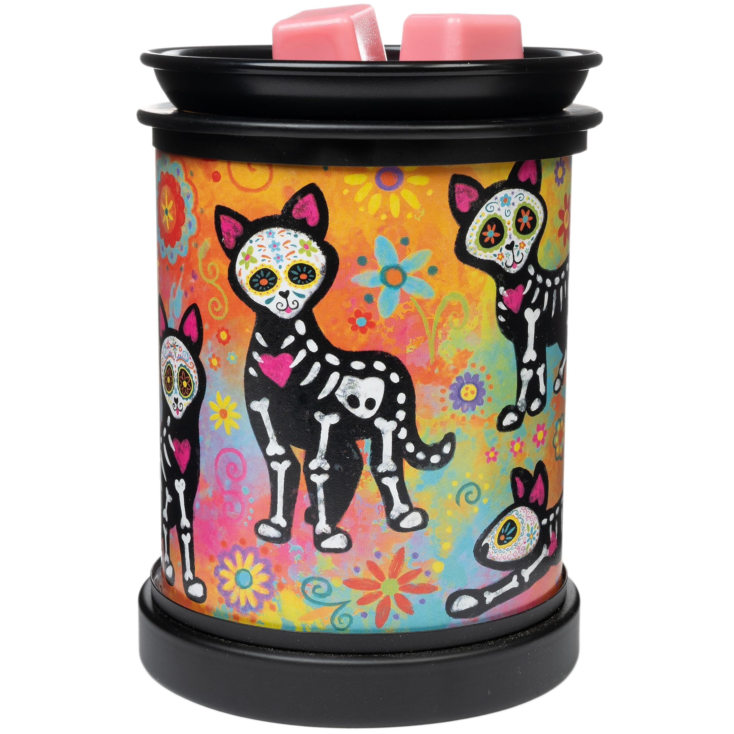 Scentsationals Wax Melt Warmer, Wax Warmer for Scented Wax Melts - Day of The Dead Collection Vistoso - Candle Wax Melter for Fragrance Cubes and Tarts