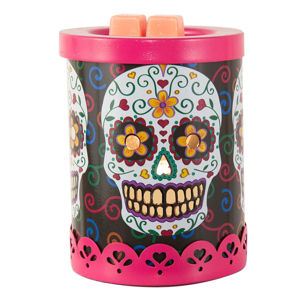 Scentsationals Wax Melt Warmer, Wax Warmer for Scented Wax Melts - Day of The Dead Collection Vistoso - Candle Wax Melter for Fragrance Cubes and Tarts