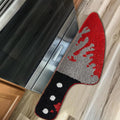 Scream Knife Rug 15.7’’W x 47’’L, Floor Mat for Household Use Bathroom Antislip Waterabsorbing Entryway Easy To Clean Dirtdecorative Doormat, Non Slip Machine Washable, Halloween Holiday Decorations