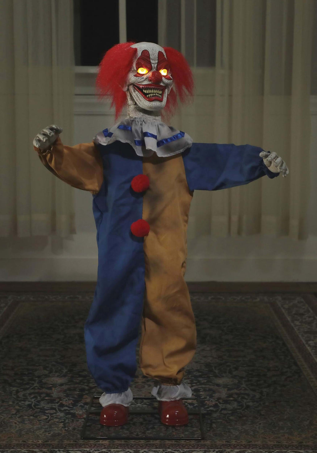 Seasonal Visions Animated Little Top Clown Halloween Decoration - 36 in