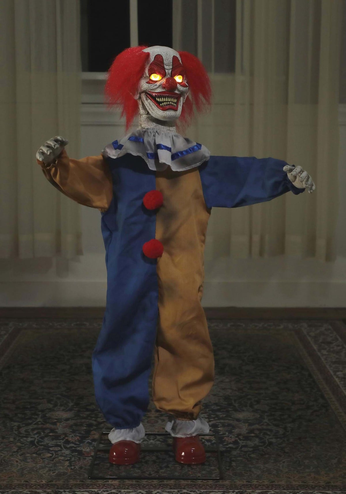 Seasonal Visions Animated Little Top Clown Halloween Decoration - 36 in