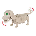 Seasons Prelit Animated Wiener Dog Skeleton Halloween Decor