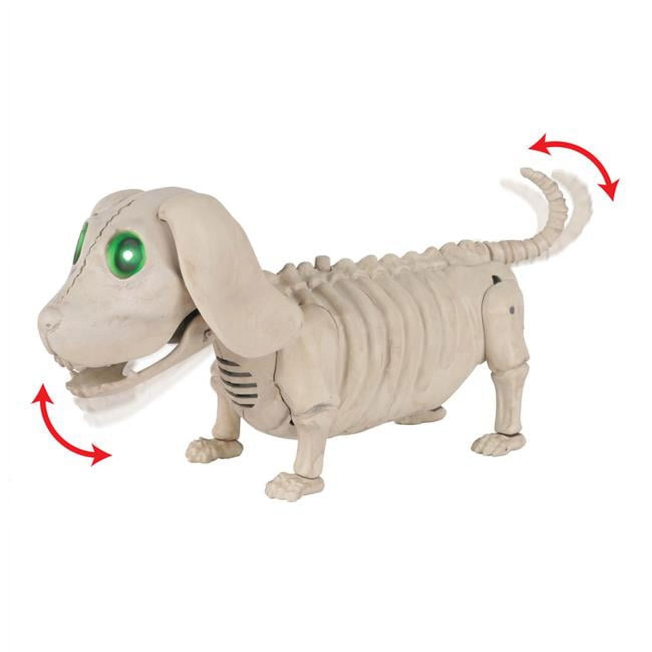 Seasons Prelit Animated Wiener Dog Skeleton Halloween Decor