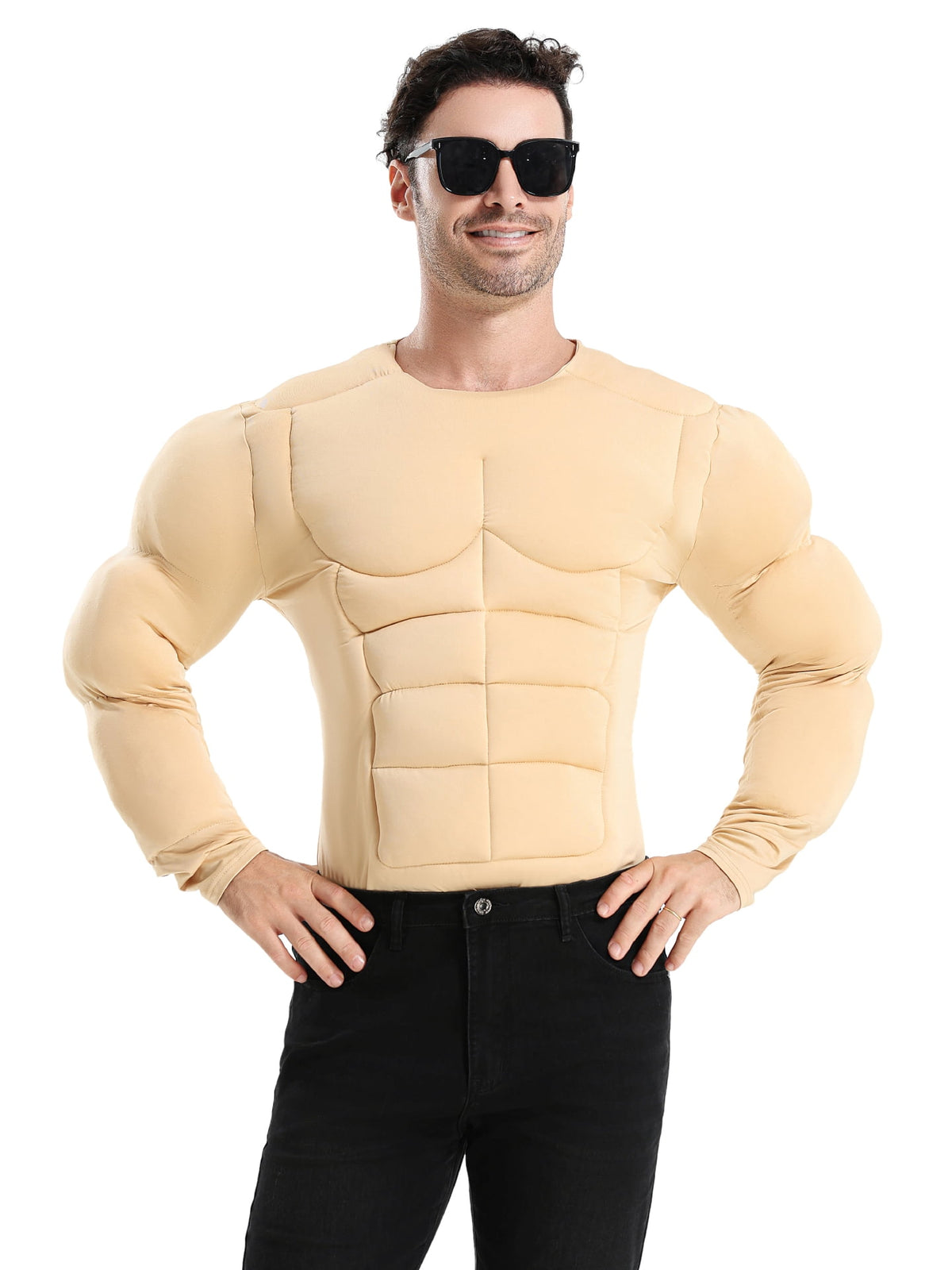 Seasons Men's Muscle Suit Halloween Costume, Adult Size, Funny Dress Up