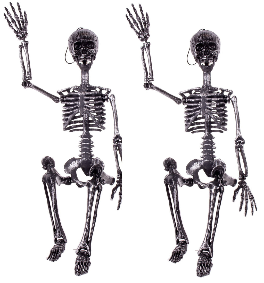Set of 2 Animated 60-inch Skeleton Decor Battery-Operated