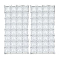 55 inch Foil Balloon Backdrops, Silver, 2 Count, by Way To Celebrate