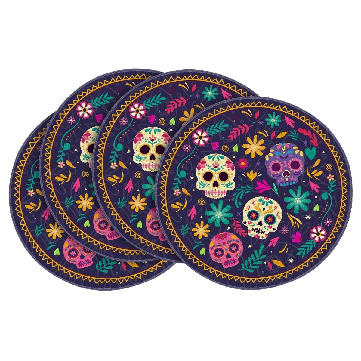 Sm:)e Halloween Table Runner Ghost Pumpkin 13x72 Inch, Halloween Party Kitchen Dining Indoor Outdoor Decorations,Orange