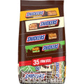 Snickers Fun Size Chocolate Halloween Candy Variety Assortment - 35 Ct Bulk Bag