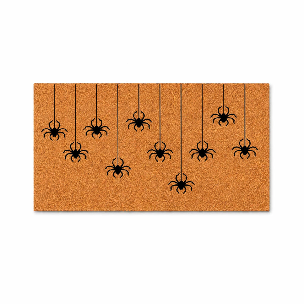 Spiders Halloween Door Mat | Funny Doormat | Welcome Mat | Halloween Decor | Funny Door Mat | Home Doormat | Halloween Mat | Cute Spider