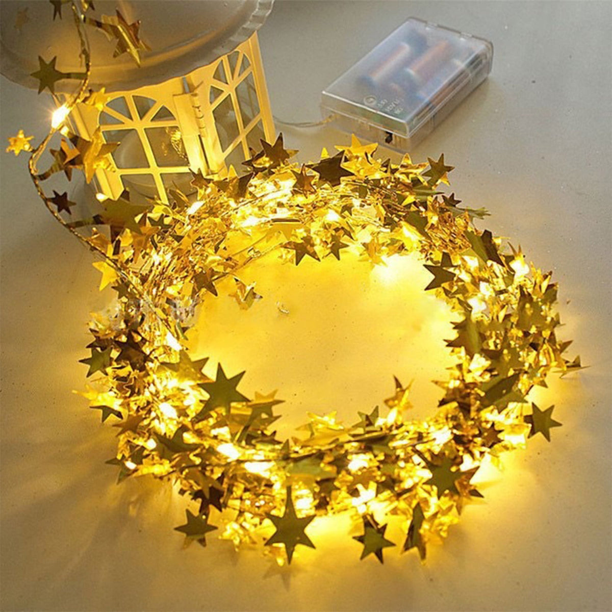 Stijggn String Lights Indoor Christmas Party Decorations Christmas Snowman String Lights - LEDs Waterproof Light Up String Lights Yard Lawn, Wreath, Wedding Gift