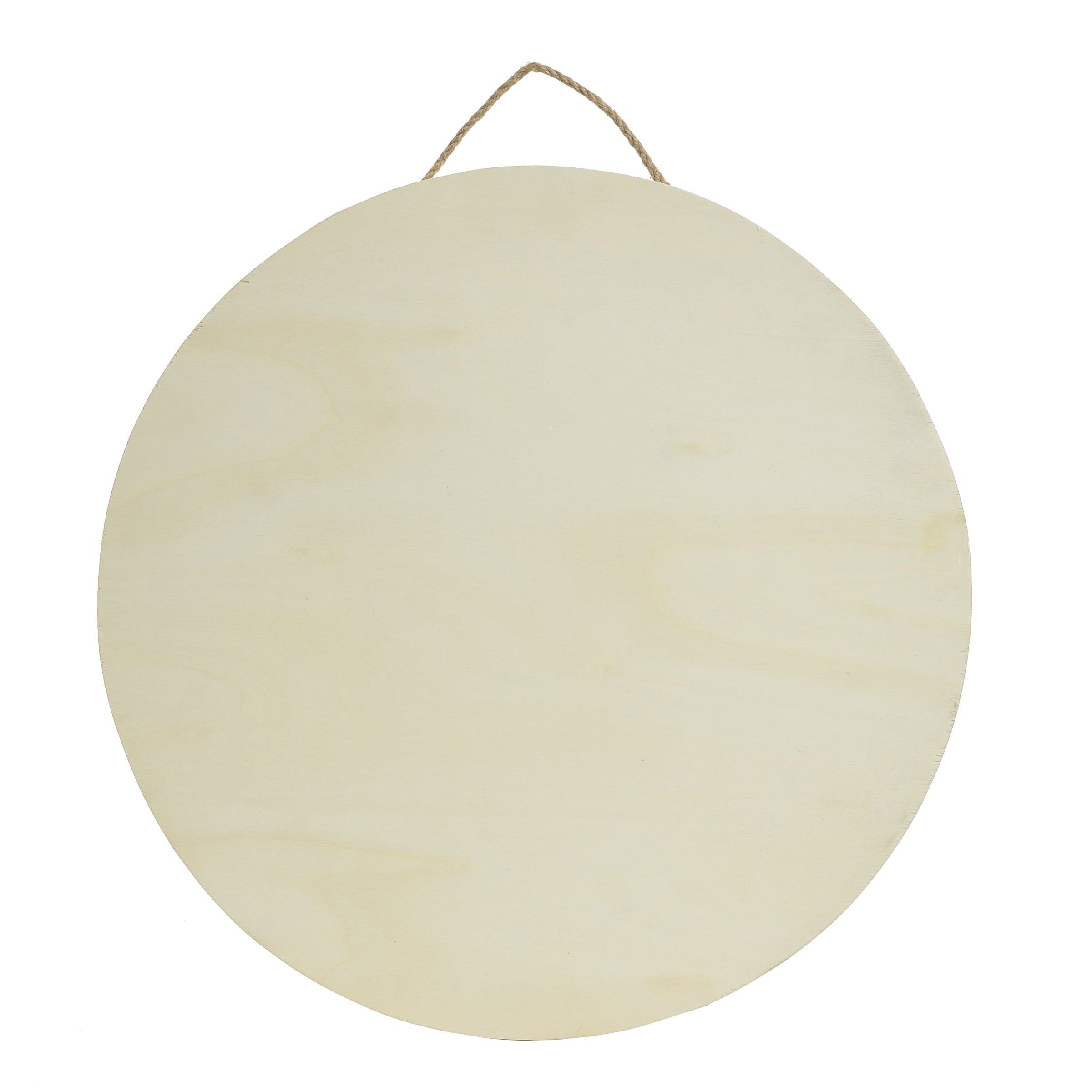 Stylecraft Unfinished Round Natural Wood Plaque 15.75" 0.61 lbs. (1 Piece)