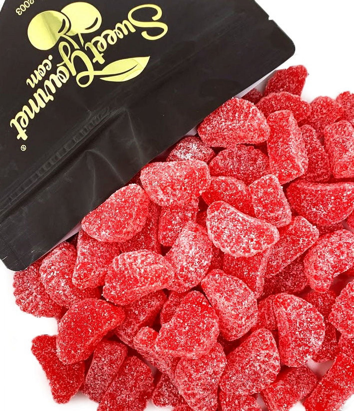 SweetGourmet Jelly Cherry Slices Bulk Candy | 1 Pound