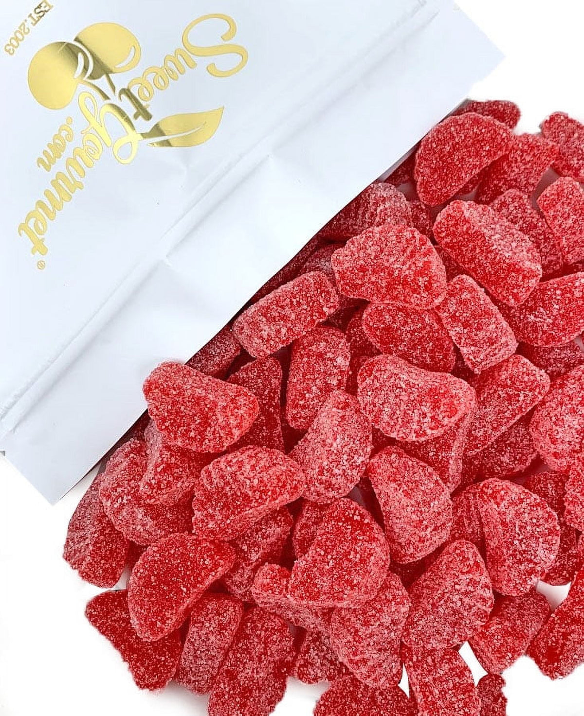 SweetGourmet Jelly Cherry Slices Bulk Candy | 1 Pound