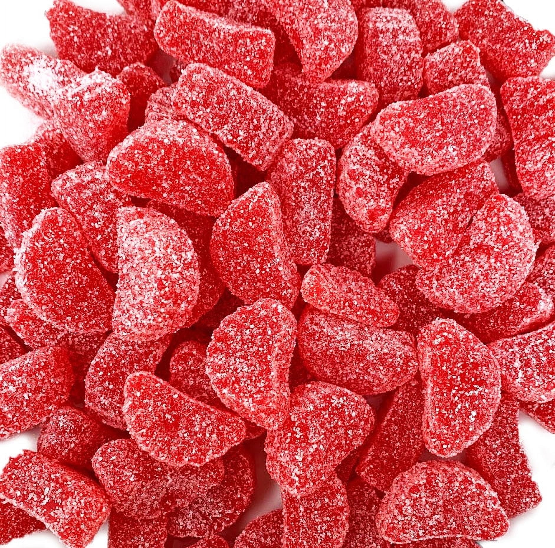 SweetGourmet Jelly Cherry Slices Bulk Candy | 1 Pound