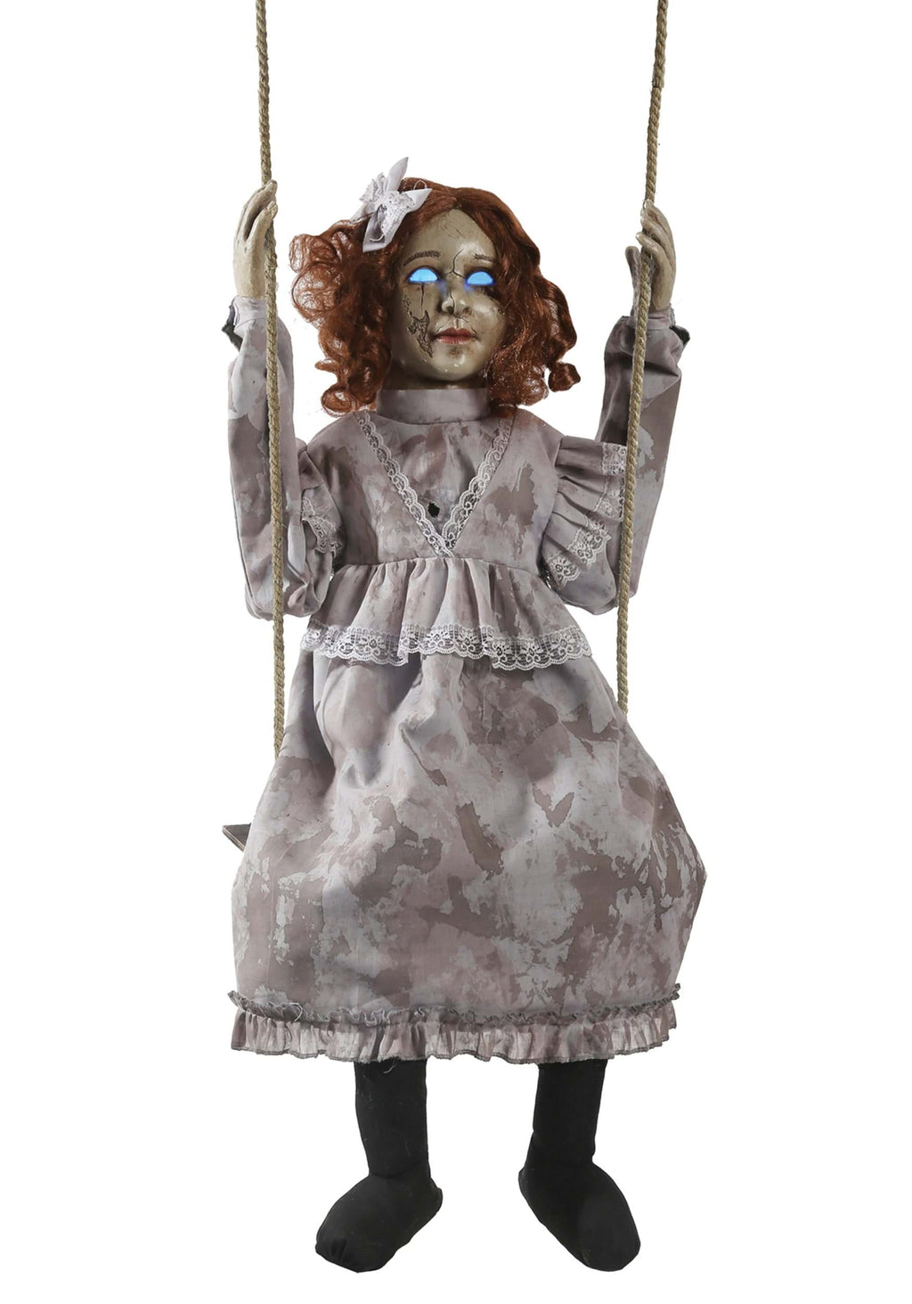 Swinging Decrepit Doll Animated Halloween Decoration