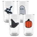 Tervis Halloween Screams and Dreams Made in USA Double Walled Insulated Tumbler Travel Cup Keeps Drinks Cold & Hot, 16oz - 4pk, Assorted