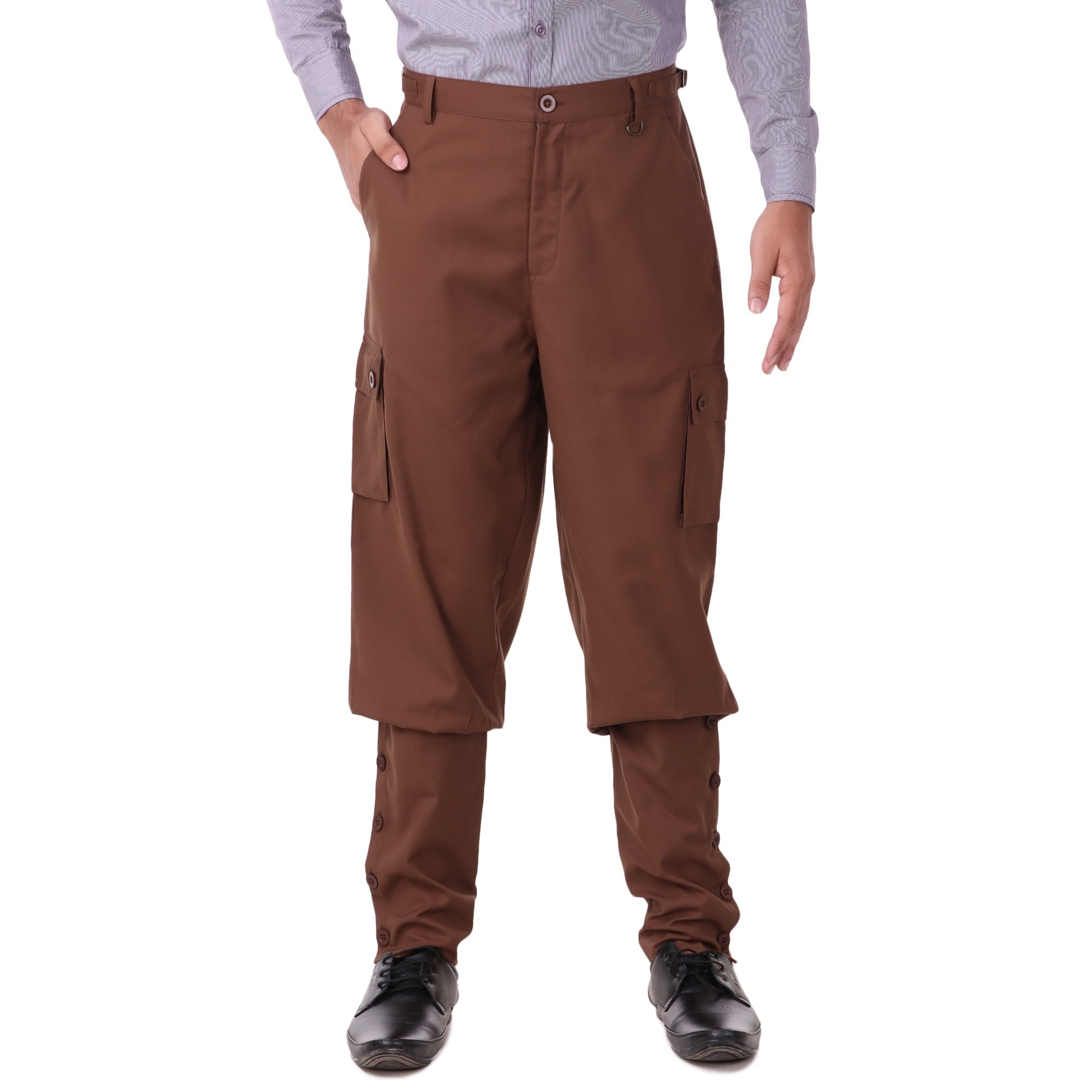 ThePirateDressing Men's Victorian Steampunk Costume Airship Pants Trousers
