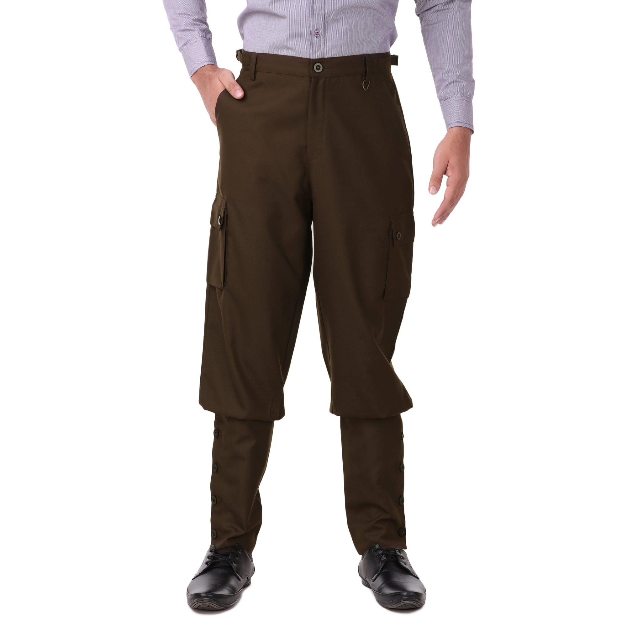 ThePirateDressing Men's Victorian Steampunk Costume Airship Pants Trousers
