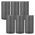 Thyme & Table Double Wall Beverage Glasses, 16 fl oz, Black, Set of 6
