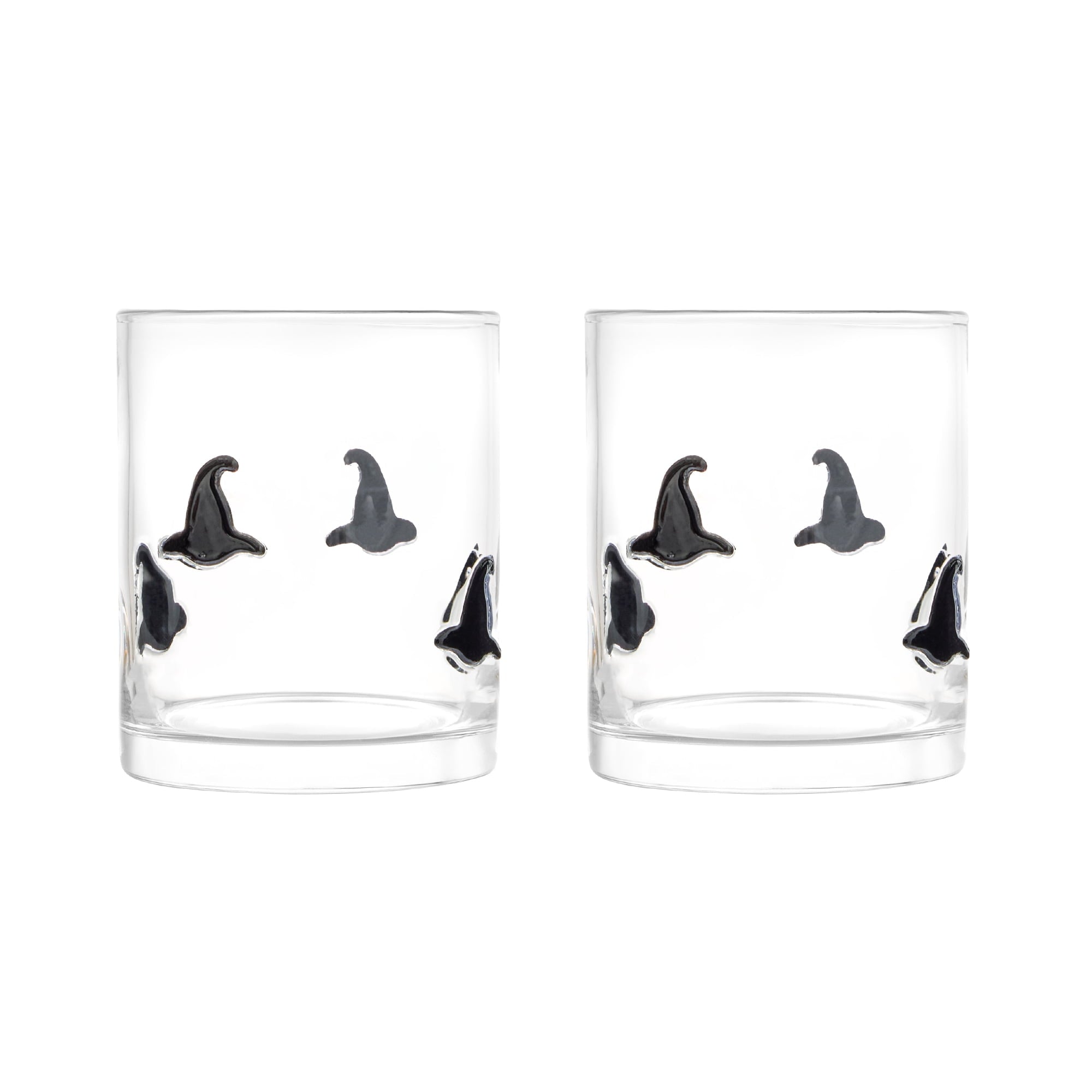 Thyme & Table 12 fl oz White Pumpkin Charm Glass Set, Pack of 2