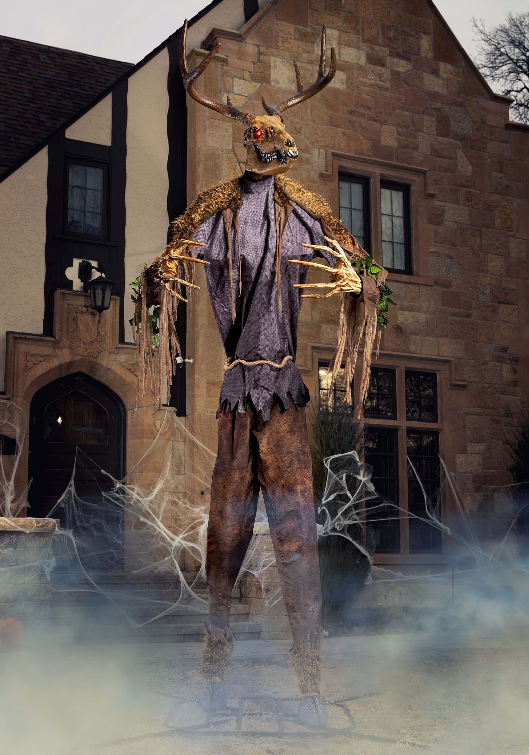 Towering Wendigo Animated Halloween Decoration