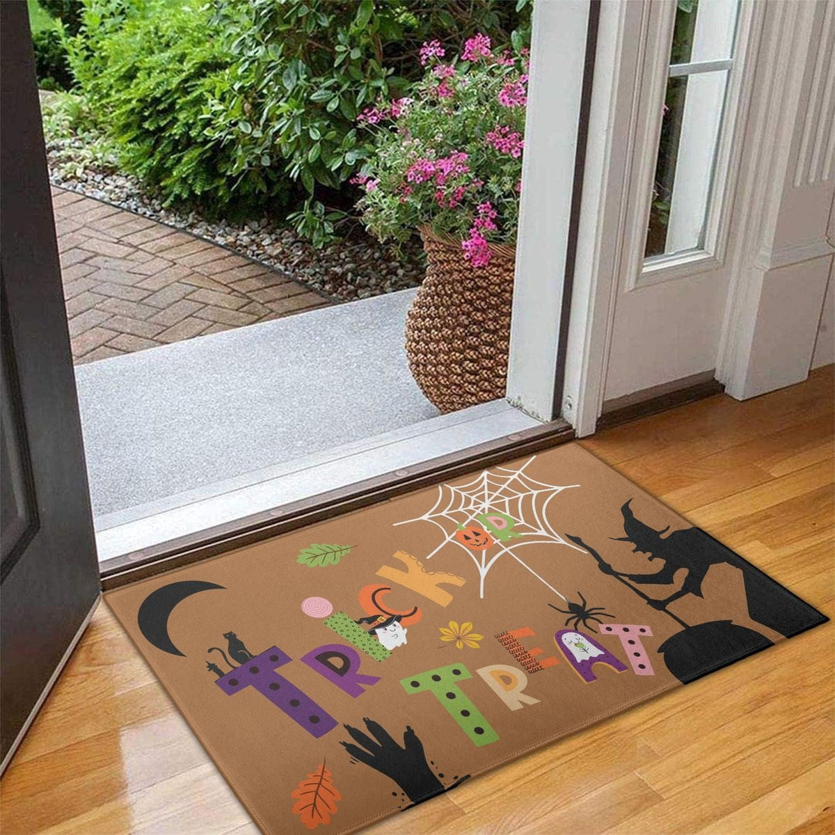 Bear Rugs Tribal Doormat Non-Slip Absorbent Resist Dirt Front Door Mat Machine Washable Welcome Mats Outdoor Inside Floor Rugs for Entryway 30" X 17"…