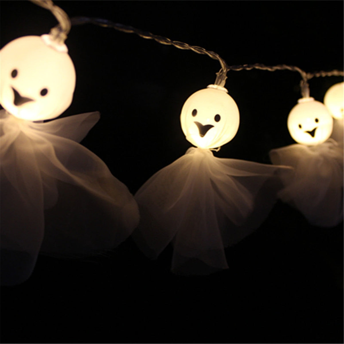 Vikakiooze Halloween Dress Up Ghosts Props Lights Pumpkin Lanterns Ghost Festival Decoratio๐๐