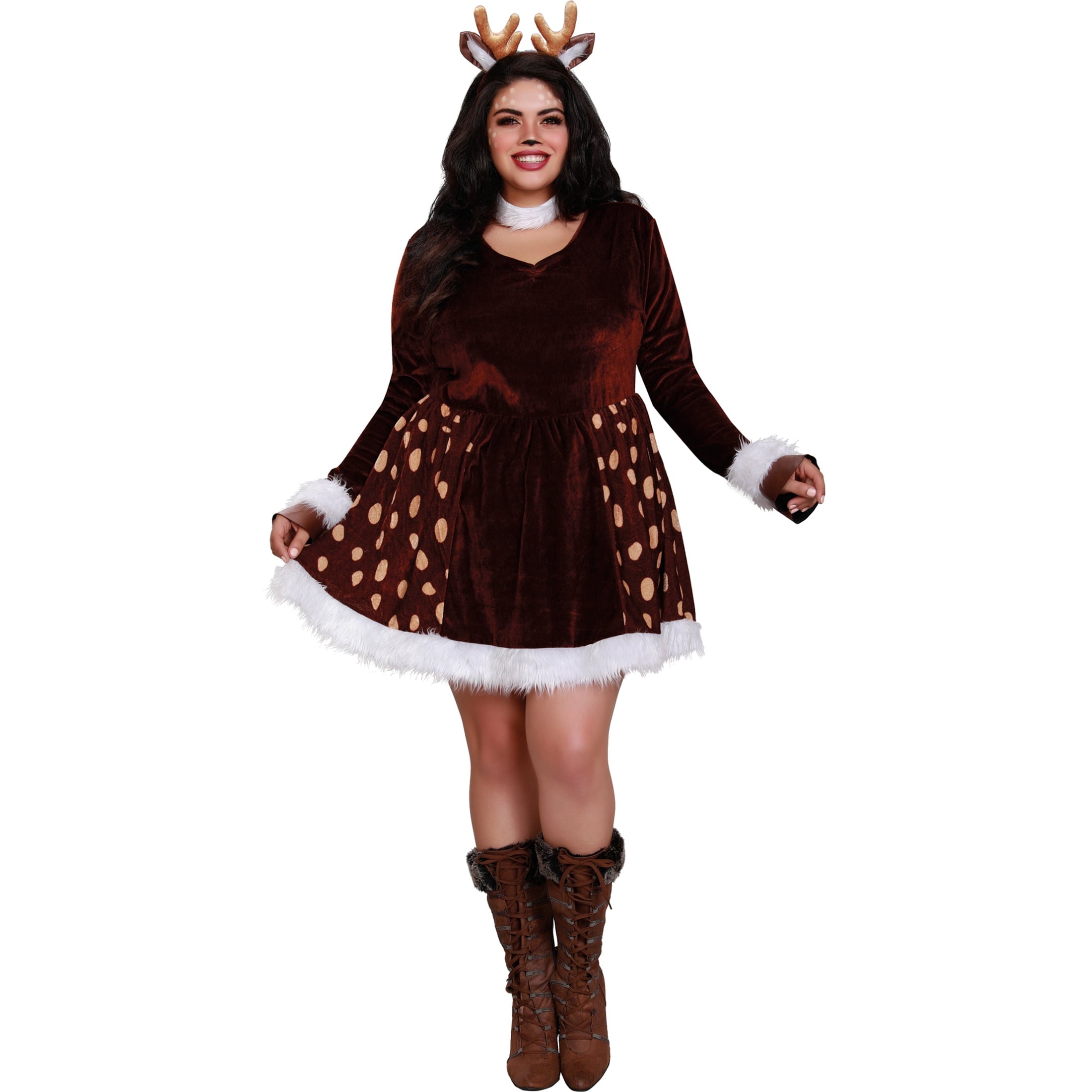 Deer Me! Halloween Costume for Adults, Women's Size M (8/10), by Way to Celebrate