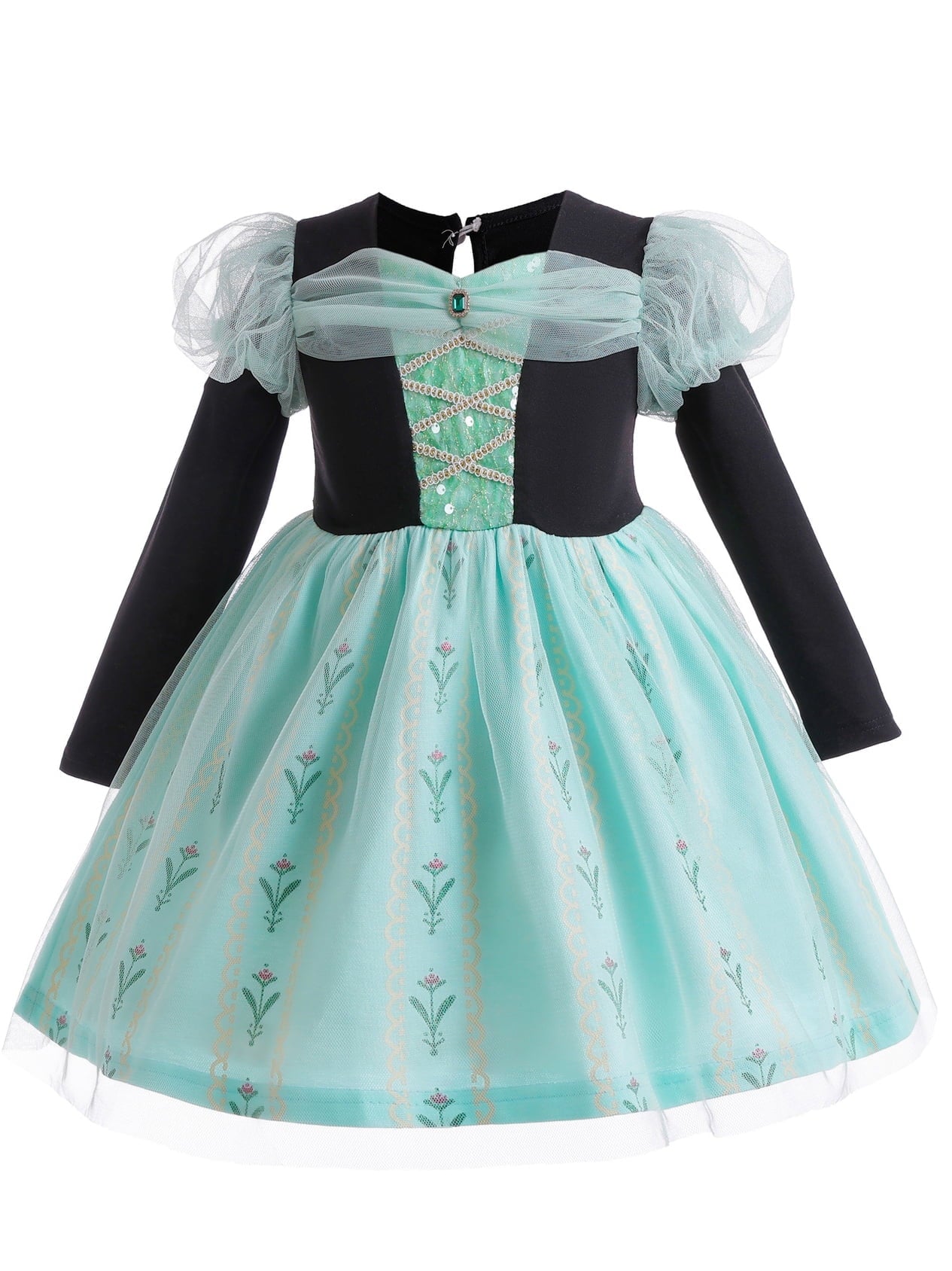 WIBACKER 1-6Y Toddler Girls Princess Costumes Dresses Fancy Dress Up Clothes for Halloween Party Cosplay, Christmas Gift