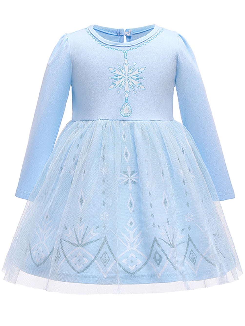 WIBACKER 1-6Y Toddler Girls Princess Costumes Dresses Fancy Dress Up Clothes for Halloween Party Cosplay, Christmas Gift