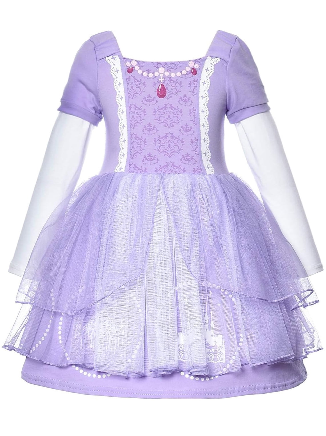 WIBACKER 1-6Y Toddler Girls Princess Costumes Dresses Fancy Dress Up Clothes for Halloween Party Cosplay, Christmas Gift