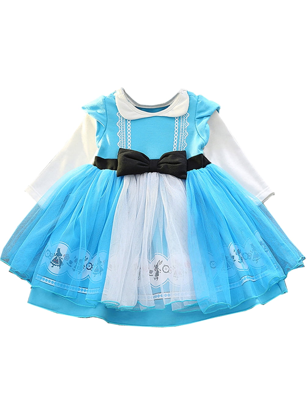 WIBACKER 1-6Y Toddler Girls Princess Costumes Dresses Fancy Dress Up Clothes for Halloween Party Cosplay, Christmas Gift