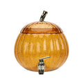 Way to Celebrate Halloween Orange Acrylic Pumpkin Beverage Dispenser, 1.5 gal