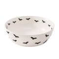 Way To Celebrate Halloween Bat White Ceramic Serving Bowl