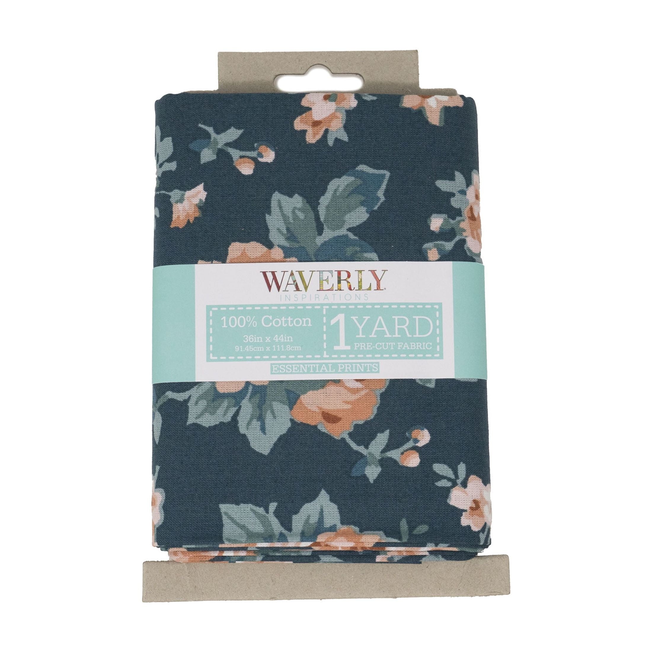 Waverly Inspirations Sewing & Craft Fabric, 1 Yard Cut, 100% Cotton, Cutout Floral Print, 44 in Wide