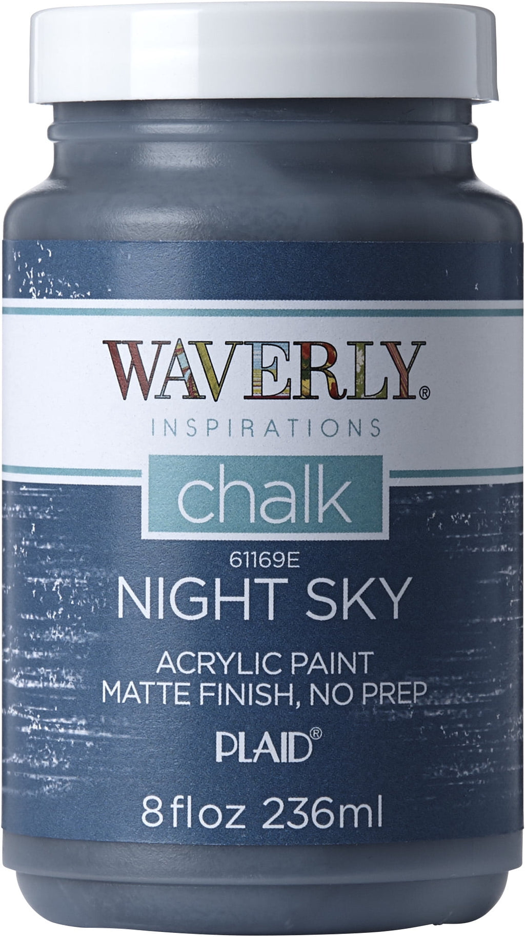 Waverly Inspirations Chalk Paint, Ultra Matte, Night Sky, 8 fl oz