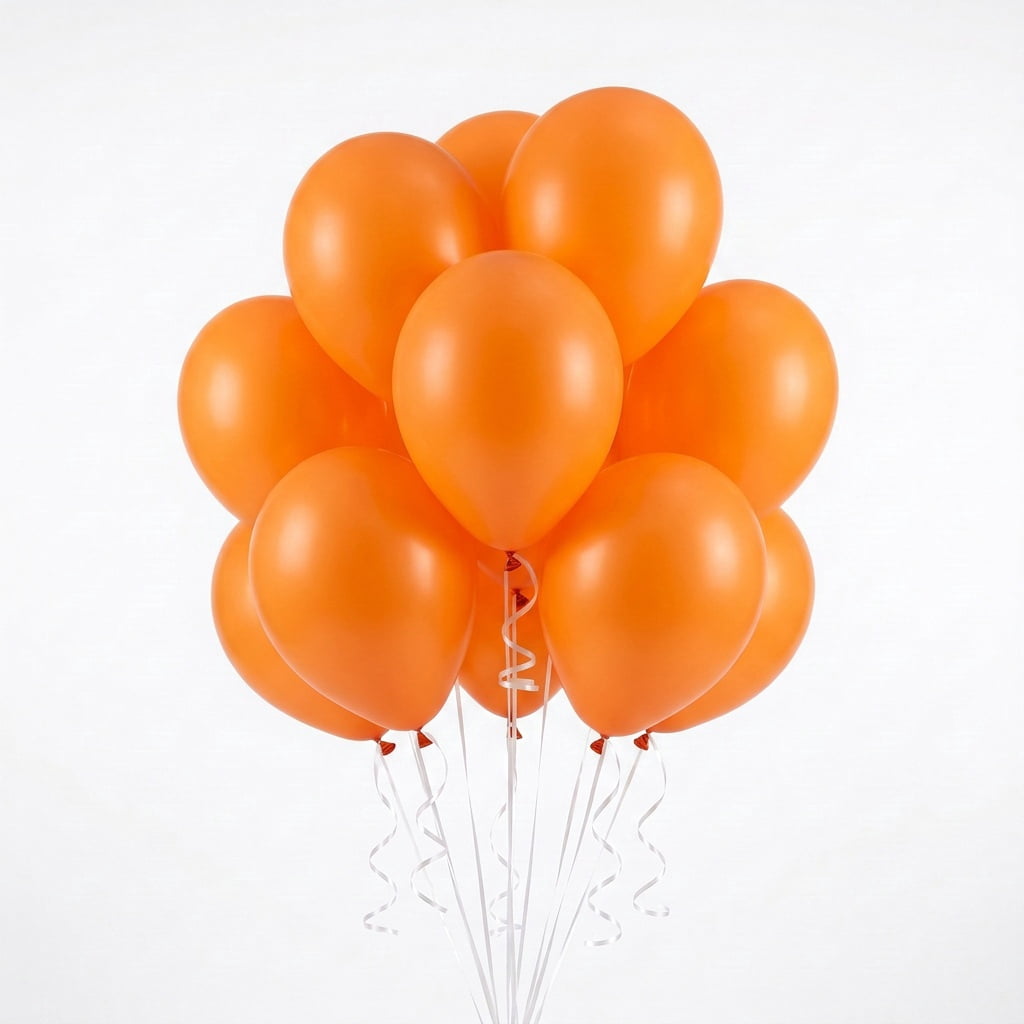 12" Orange Latex Balloons, 15 Pieces, by Way To Celebrate