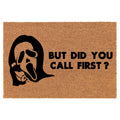 Welcome Doormat Coco Coir Door Mat Gift Scary Ghost But Did You Call First Funny Horror Halloween (30" x 18")