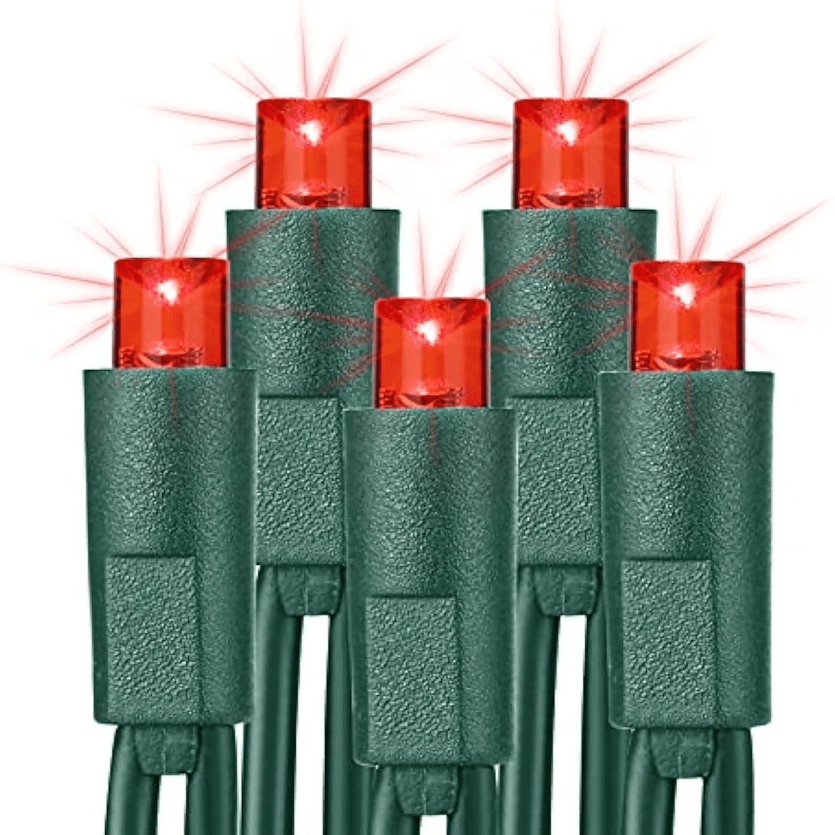 Wick's Outdoor Living LED 5MM Orange Holiday Lights, 24 FT in length, 70 CT, and 6 different color options