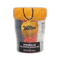Wilton Halloween Shapes Edible Sprinkle Mix, 6-Cell Variety Pack with Witches Hat, Pumpkins, Spiders, Ghosts & Skulls Shapes, 6.4 oz.